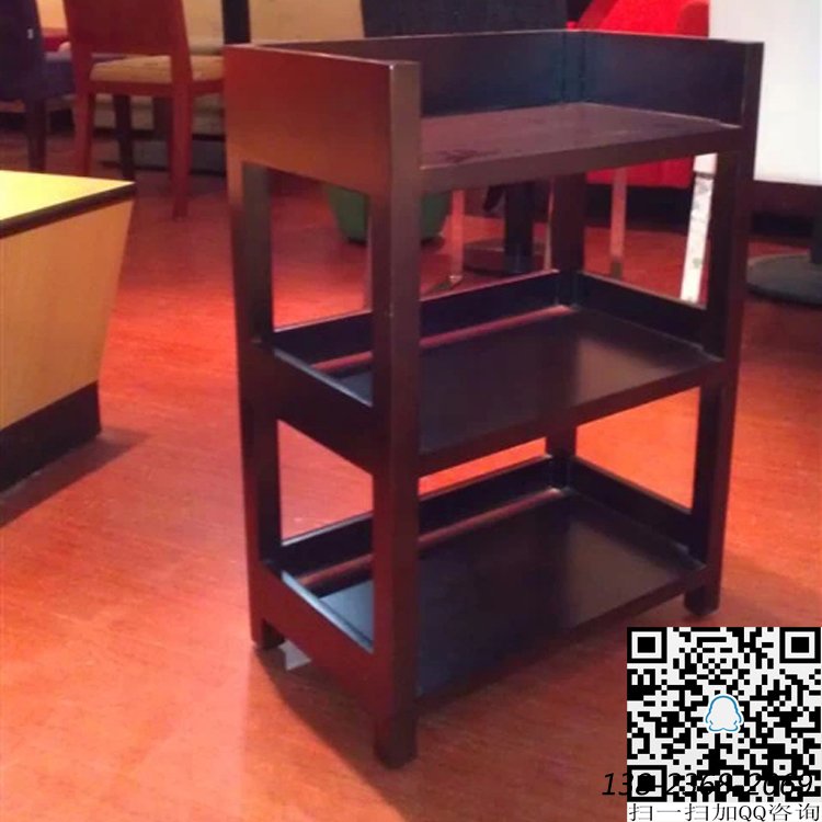 火鍋桌蔬菜架，三層菜架實木，火鍋店餐桌配套