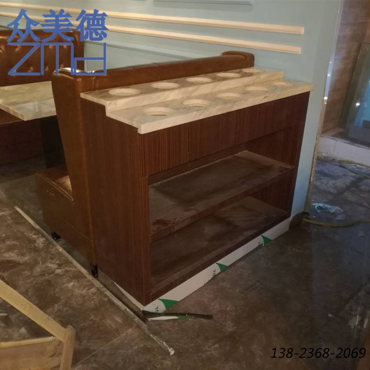火鍋調(diào)料臺，大理石醬料臺，定制調(diào)味桌
