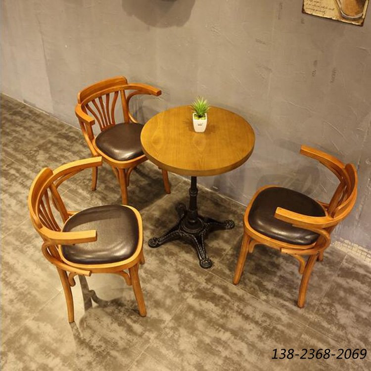 甜品店餐桌椅訂做，餐桌椅組合，休閑餐廳家具